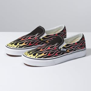 Vans Bayan Kaykay Ayakkabısı Mash Up Slip-On Siyah/Beyaz | 38452-522